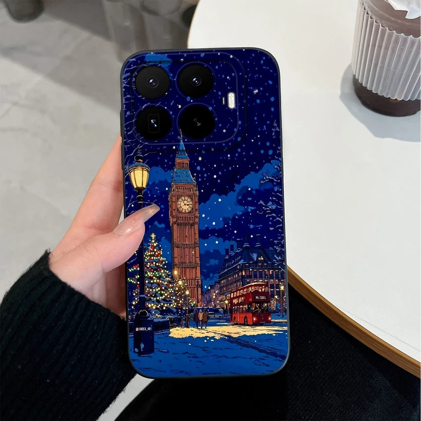 Liquid Silicone Phone Case for Xiaomi 17T / 17T Pro — Vibrant Fruit Print Soft Shell, Anti-Fingerprint Shockproof Bumper
