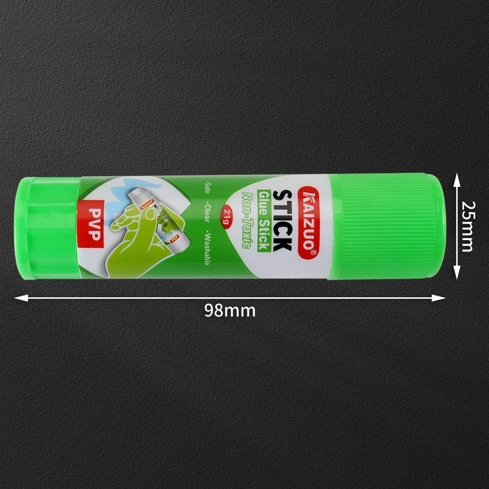 Non-Toxic Washable Glue Stick for 3D Printer Hotbed — 24 x 98 mm (0.94 x 3.86 in), 21 g (0.74 oz) — 3/5/10/12-Pack