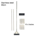 Aquarium Algae Scraper – Aluminum & Stainless Steel Fish Tank Cleaner with Replaceable Blades, 35–110 cm (13.8–43.3 in)