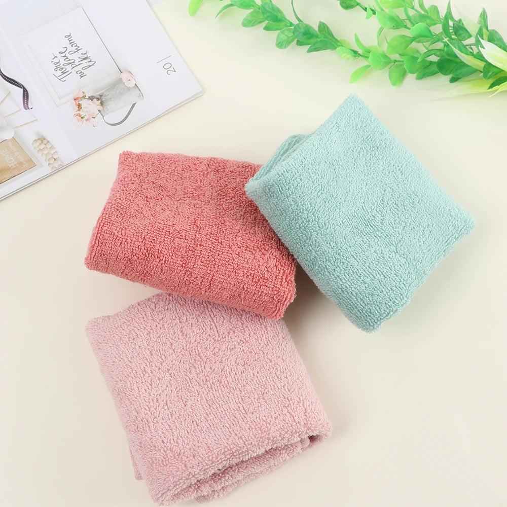 Cotton Antibacterial Absorbent Face & Body Wash Cloth - Square 34 x 34 cm (13.4 x 13.4 in)