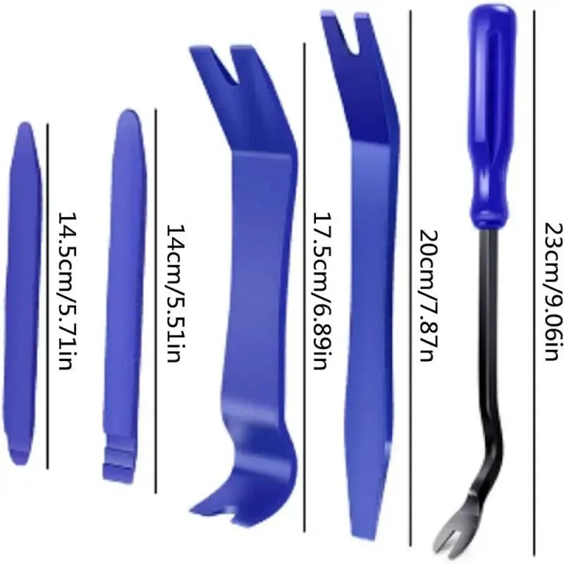 5-Piece Car Trim Removal Tool Kit – Anti-Scratch Pry Tools for Door Panels & Audio Dashboard