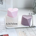 3D Rotating Stacking Heart Silicone Mold for Candle, Soap & Resin DIY Crafts