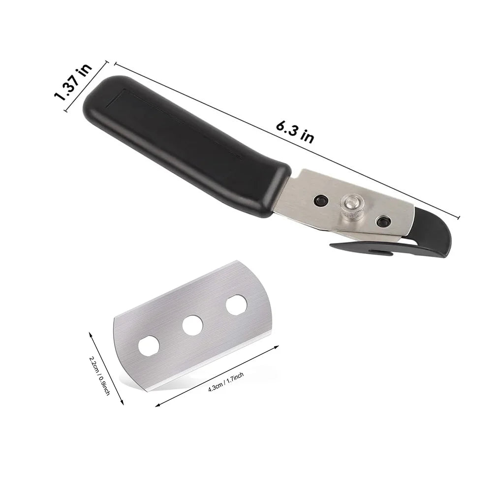 Vinyl Wrap Backing Cutter Knife – Hidden Double Blade Film Cutter for Car Tinting, Wallpaper & Decals
