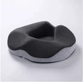 Ergonomic Memory Foam Coccyx Seat Cushion for Office Chair — Back Support Pillow for Sciatica Relief, Removable Washable Cover