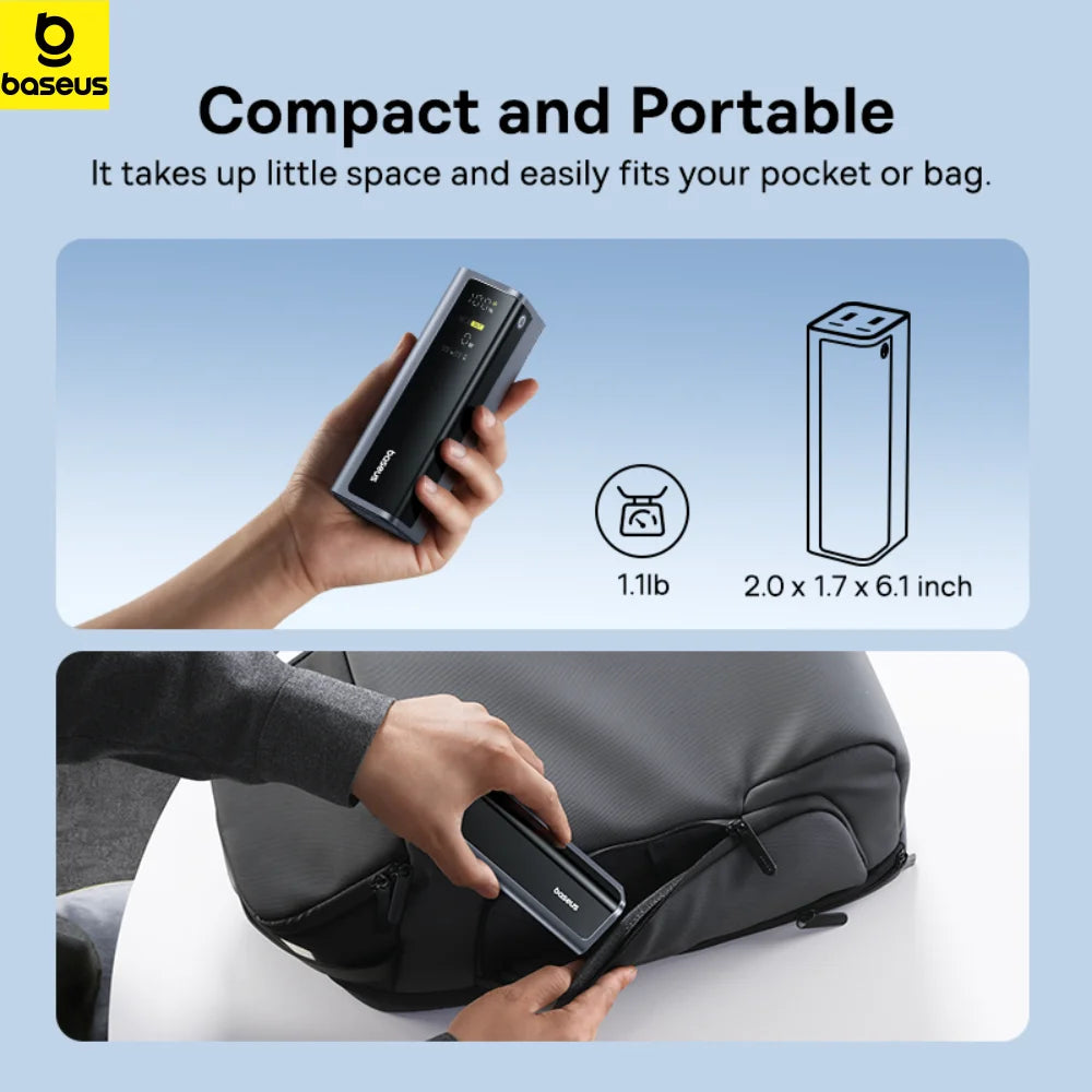 145W 20800mAh Power Bank - PD 100W Fast Charger with Smart Digital Display for Laptop & Phone