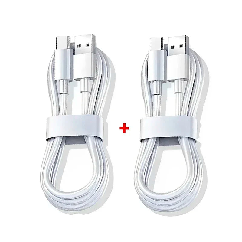 120W 10A USB-A to USB-C Fast Charging Cable — 1/2/3-Pack High-Speed Data Cord for USB-C Smartphones and Devices