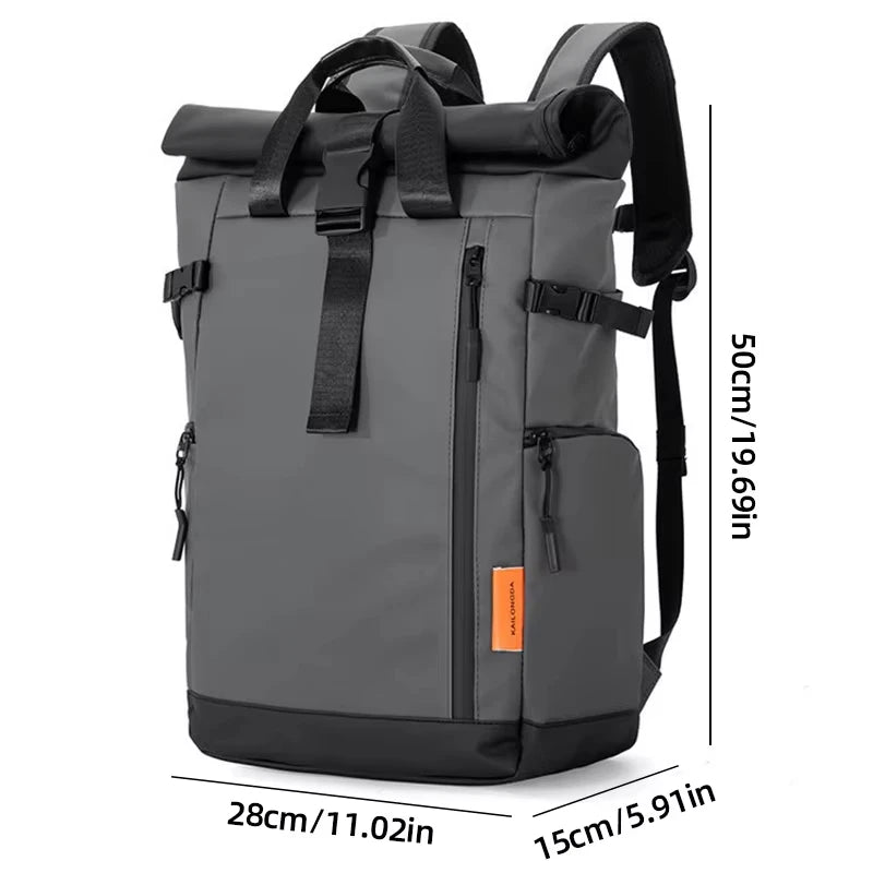 Men's 15.6-Inch Laptop Backpack - Waterproof Travel, Hiking & Business Rucksack