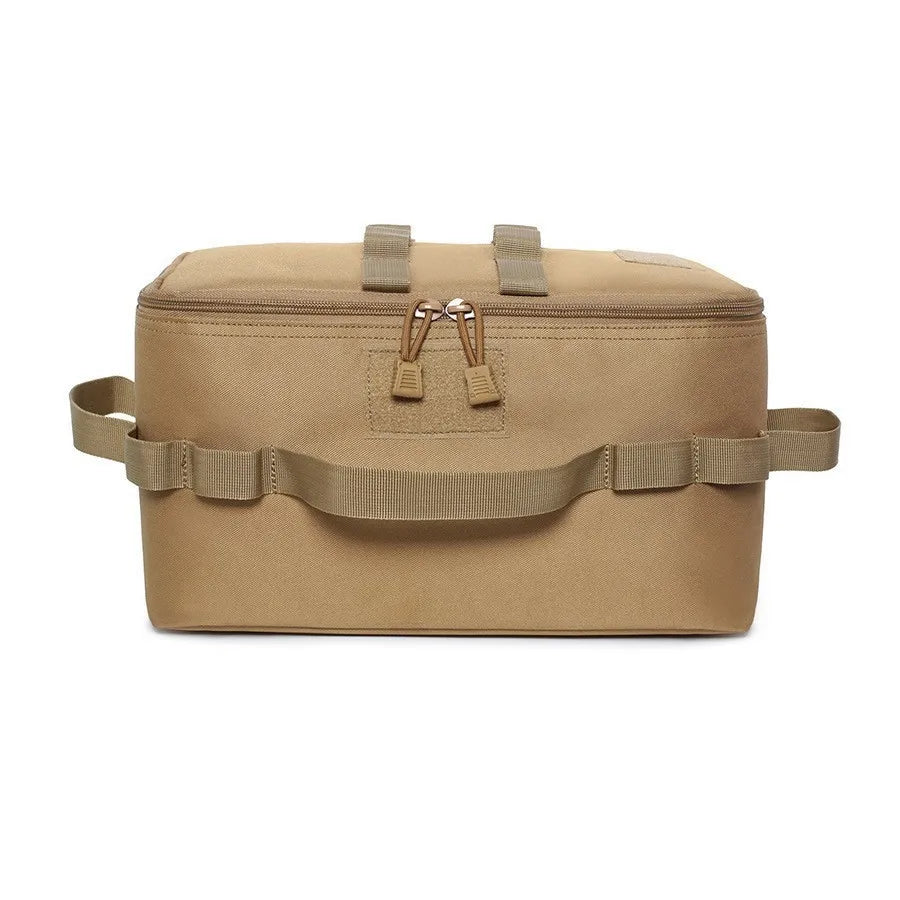Large Capacity Camping Storage Bag - Outdoor Tool & Picnic Organizer for Cookware, Utensils and Gas Canisters