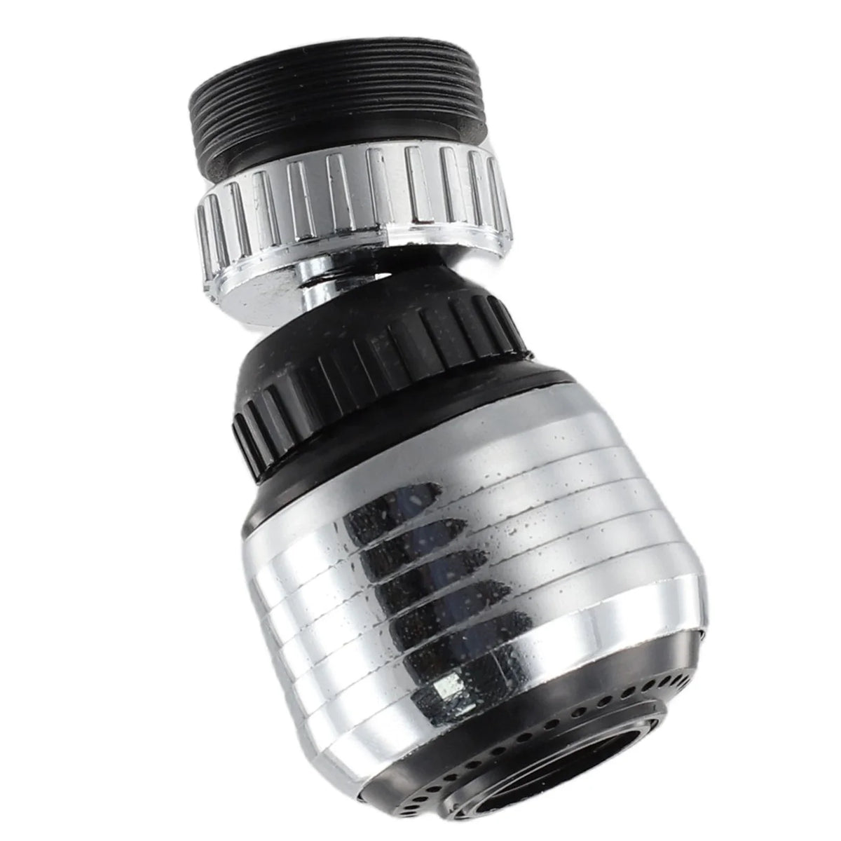 360° Swivel Faucet Aerator Nozzle, Dual-Mode Water-Saving Tap Extender, Universal 24mm/22mm Fit (ABS Chrome)