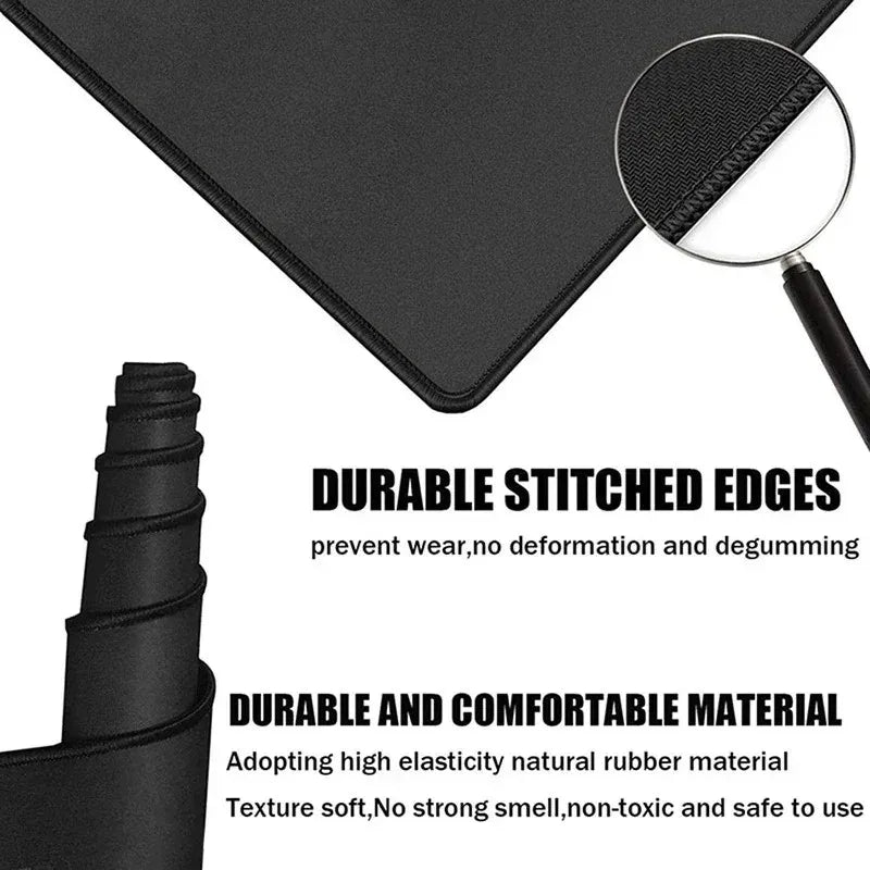White XL Gaming Desk Mat 900 x 400 mm (35.4 x 15.7 in) Extra-Large Non-Slip Mouse Pad