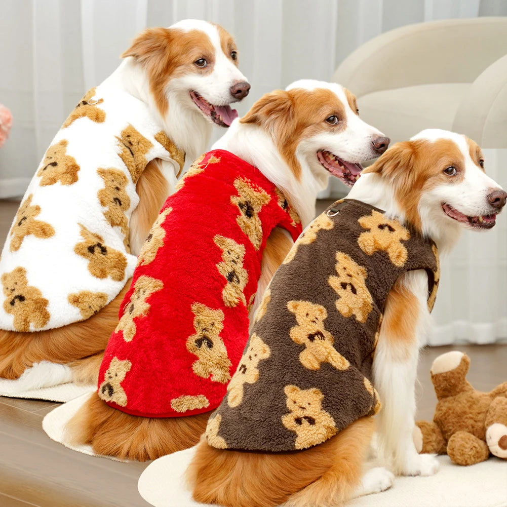Warm Flannel Dog & Cat Winter Coat Jacket - Sizes M–7XL (2.5–35 kg / 5.5–77 lb)