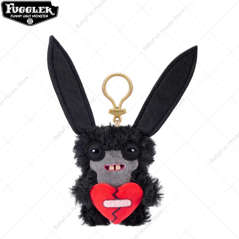 Funny Ugly Teeth Monster Plush Toy, Kawaii Wide-Eyed Rabbit Stuffed Doll Gift for Kids & Collectors