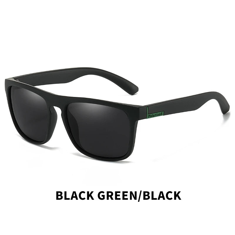 Vintage Square Polarized Sunglasses - Driving & Fishing UV400 Mirror Lenses