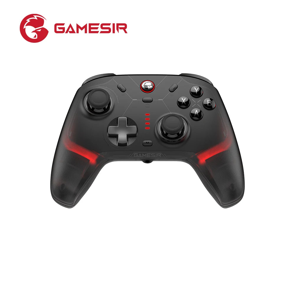 Wireless Game Controller with Hall-Effect Triggers for Nintendo Switch, PC, Steam, iOS & Android - Optional Charging Dock