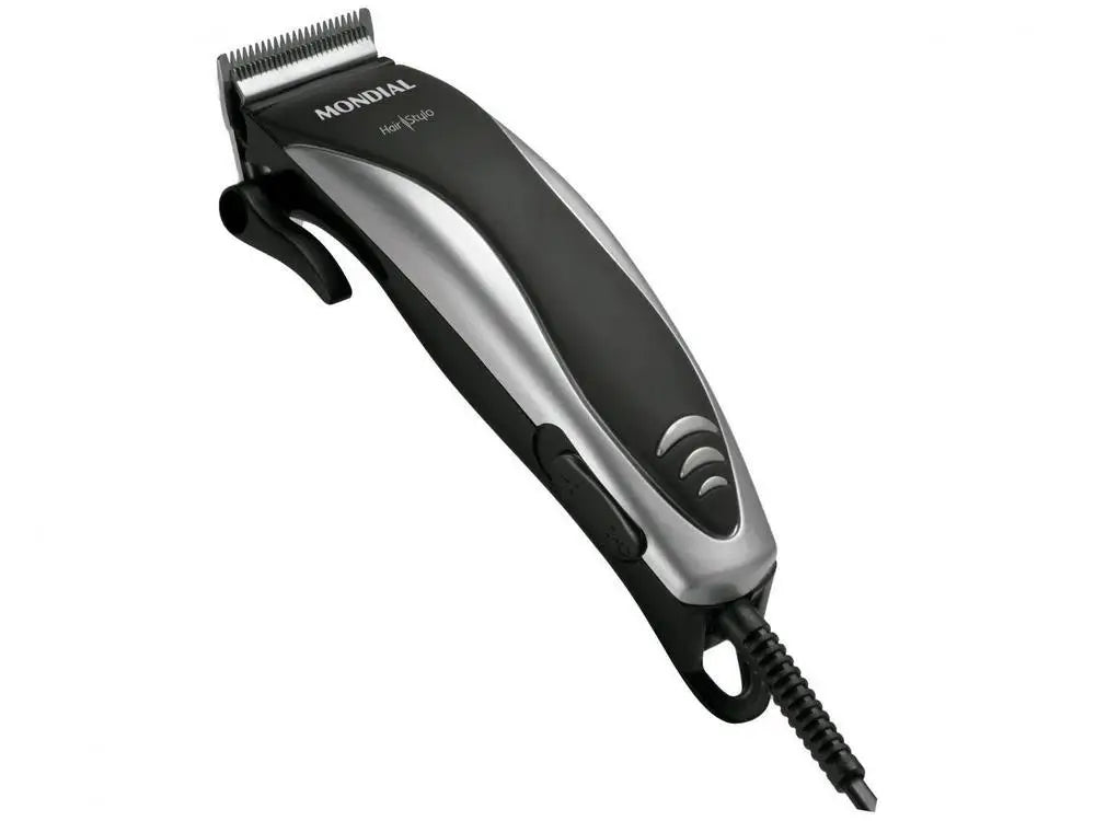 Corded Electric Hair Clipper 110V - Stainless Steel Blades, 4 Guide Combs