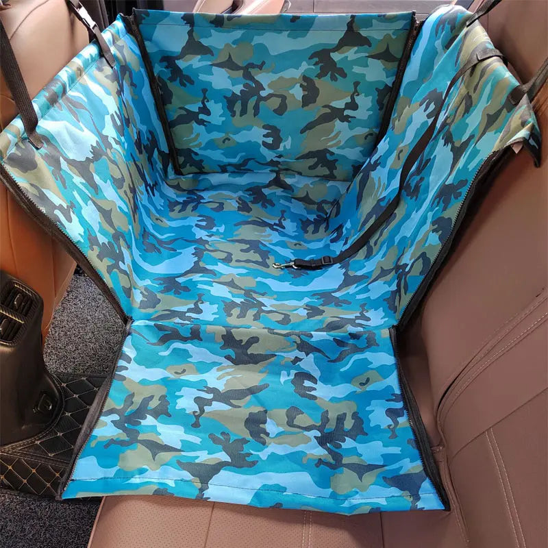 Dog & Cat Car Seat Cover Hammock — Waterproof Rear Seat Protector 60 x 35 x 53 cm (23.6 x 13.8 x 20.9 in)