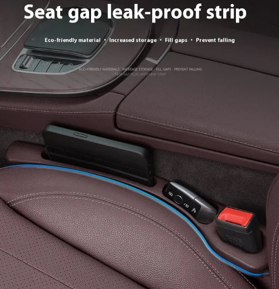 2-Pack Universal Car Seat Gap Filler Organizer – EVA Anti-Leak Seat Gap Stopper & Storage Insert