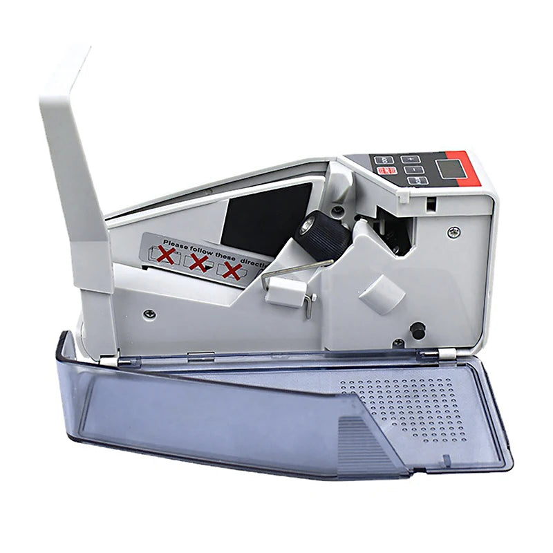 Portable Mini Handheld Money Counter with LED Display, Up to 600 Bills/Min — Battery or Adapter