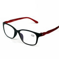 Anti-Blue Light Reading Glasses Unisex Presbyopic Anti-Fatigue Computer Eyewear Rectangle Frame, Magnification +0.0 to +4.0