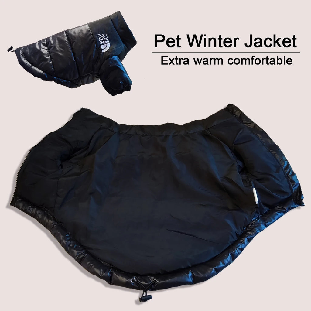 Windproof Winter Dog Jacket Padded Reflective Coat for Puppy, Small/Medium/Large Dogs (XS-3XL)