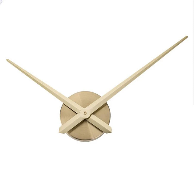Large 3D Wall Clock Hands with Quiet Quartz Movement, 39 cm (15.4 in) Minute Hand — Modern DIY Home Decor Replacement