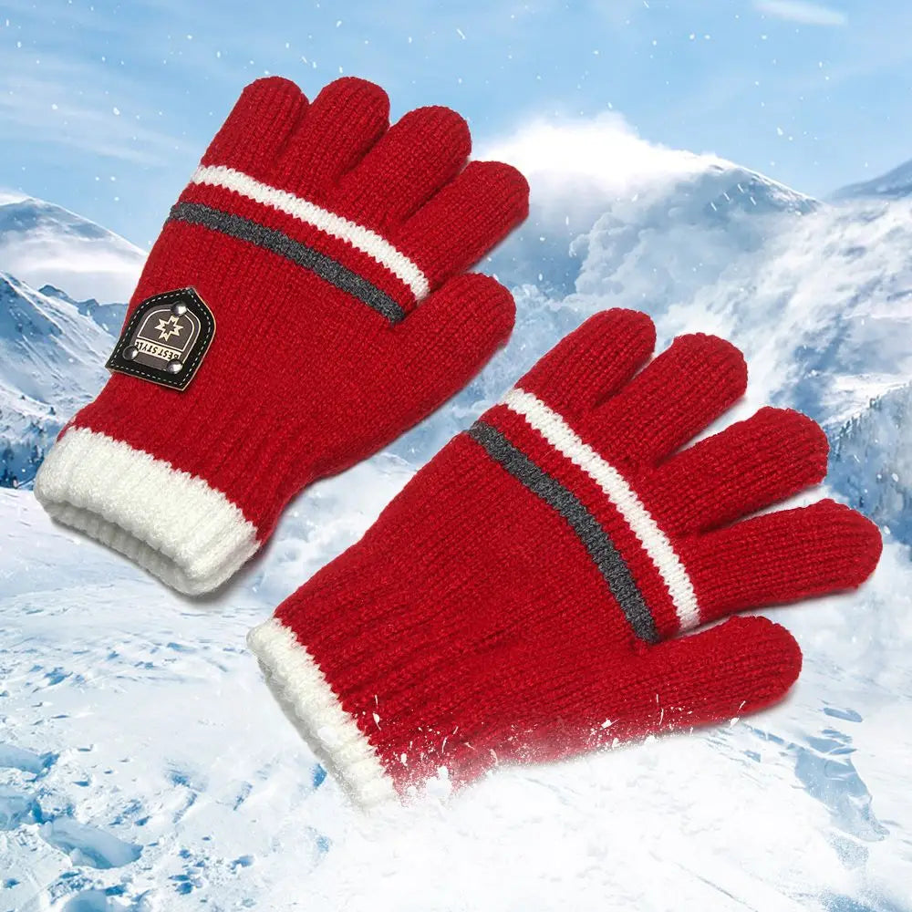 Kids Waterproof Ski Gloves – Insulated Winter Gloves for Boys & Girls (Ages 5–10)