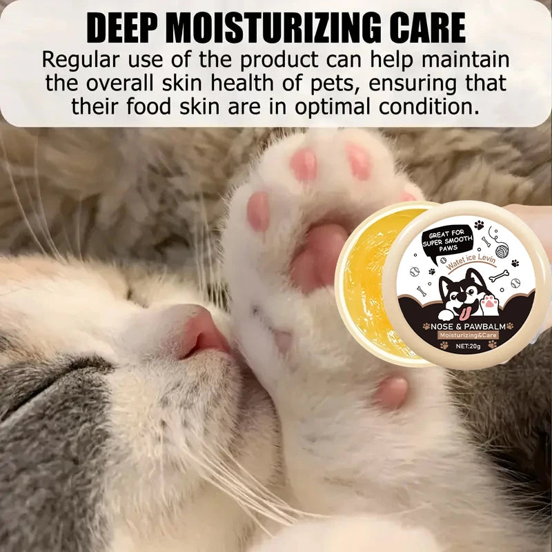 20g (0.7 oz) Dog Nose & Paw Balm, Paw Protector Moisturizing Gel for Dogs & Cats, Crack Repair