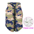 Waterproof Padded Dog Vest Jacket Zipper Puffer Coat for Small, Medium & Large Dogs Pug Chihuahua French Bulldog