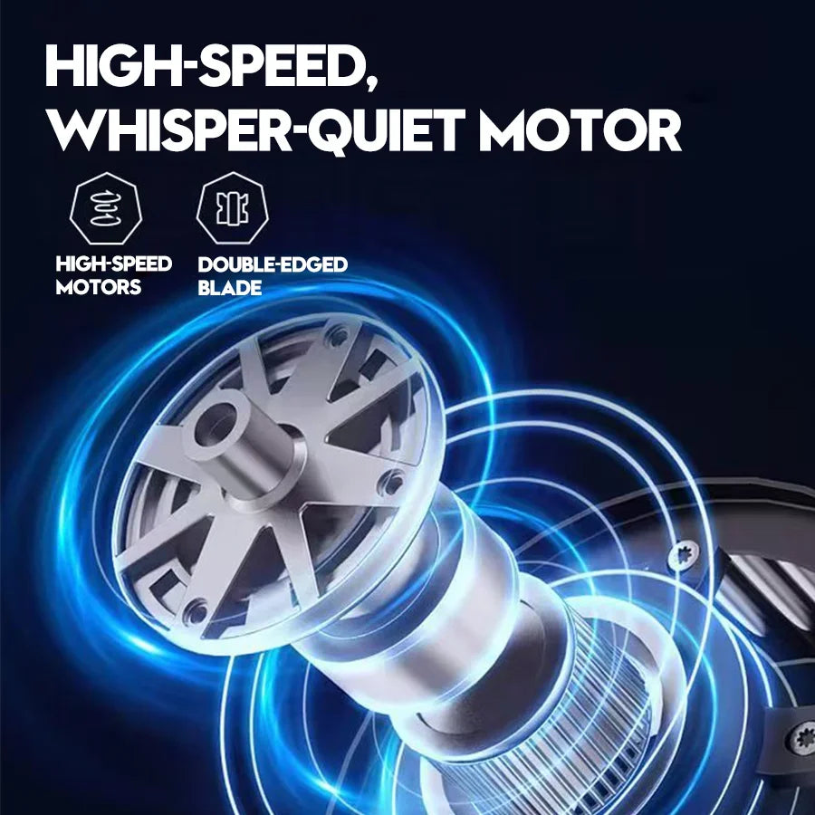 Rechargeable USB Nose & Ear Hair Trimmer for Men - Portable Electric Eyebrow & Facial Trimmer with USB Cable & Brush