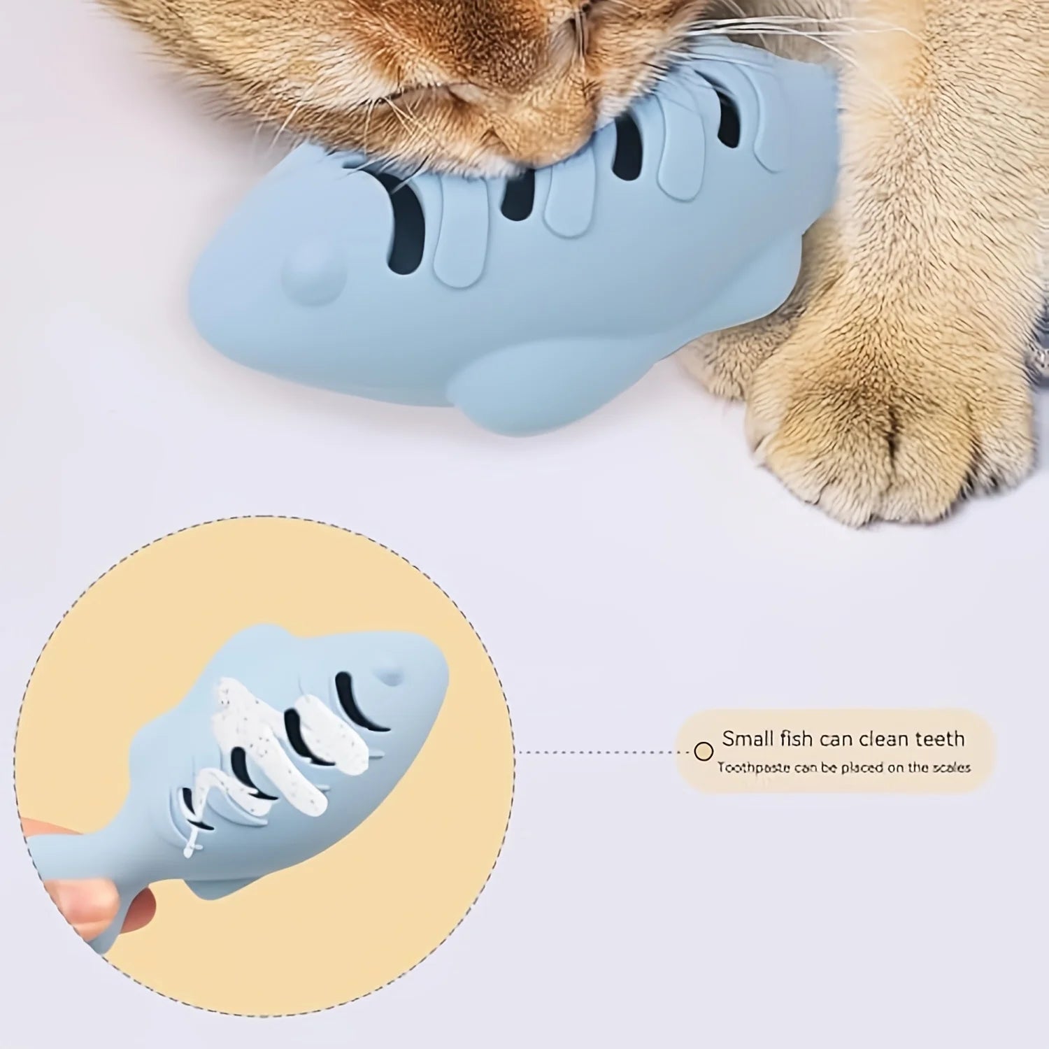 Octopus Cat Chew Toy - Interactive Silicone Treat Puzzle Feeder & Dental Teether for Cats (1-Pack)