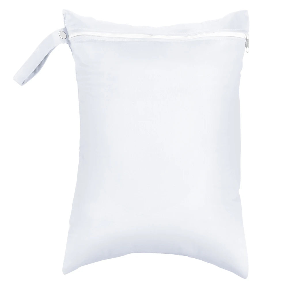Waterproof Wet Bag 30 x 40 cm (11.8 x 15.7 in) Reusable Washable Diaper & Swim Pouch for Travel
