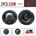 Pair 6-Inch (160mm) 3-Way Coaxial Car Speakers — 320W Peak Each, Full-Range HiFi Universal Fit
