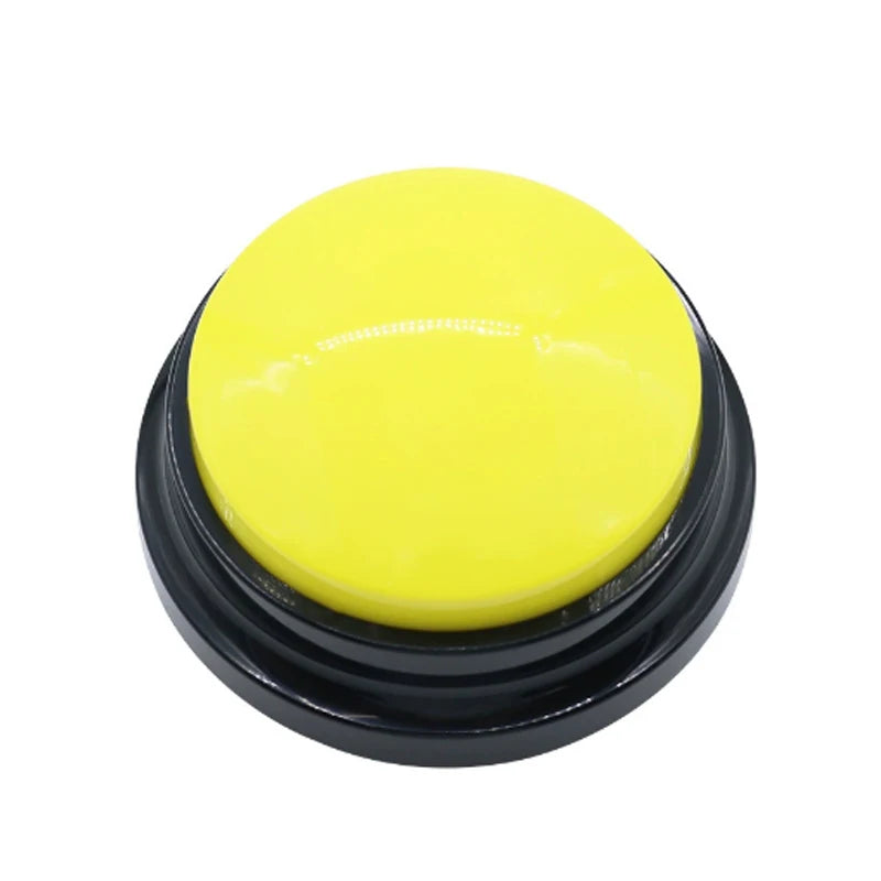 Hot Dog Design Pet Communication Buttons – 30-Second Voice Record & Playback for Dog & Cat Training