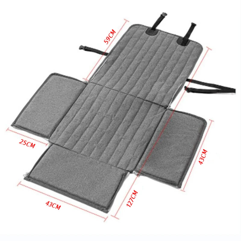 Waterproof Dog & Cat Car Seat Carrier Folding Oxford Travel Hammock - Universal Fit up to 60 kg (132 lb)