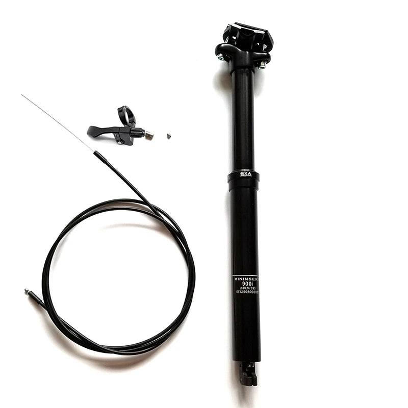 Hydraulic Dropper Seatpost — 30.9mm & 31.6mm Diameters, 100mm or 125mm Travel, Internal Cable Remote