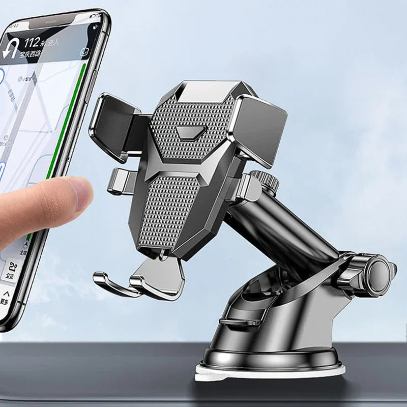 Universal Suction Car Phone Holder 360° Windshield & Dashboard Mount for iPhone, Samsung, Xiaomi