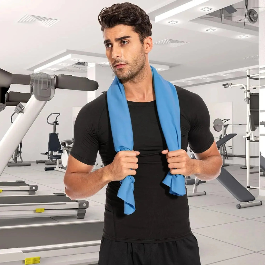 Quick-Drying Microfiber Sports Towel - Ultra-Absorbent Compact Towel for Gym, Camping & Travel