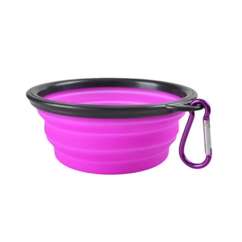 Collapsible TPR Travel Pet Bowl – Portable Dog & Cat Food and Water Bowl