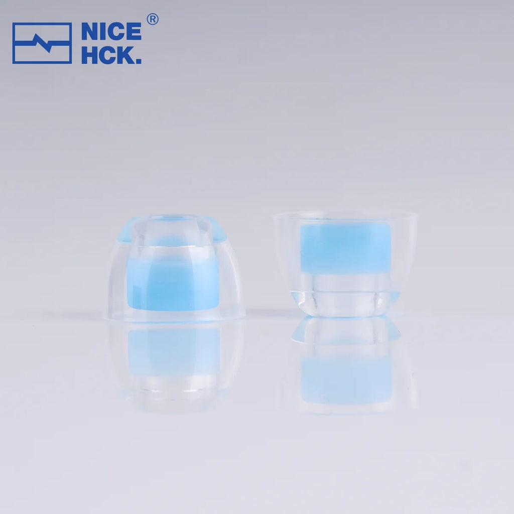Liquid Silicone Ear Tips - Noise-Isolating Reusable Earbud Eartips, Soft Skin-Friendly Ear Caps (SS/S/M/L) Universal Fit