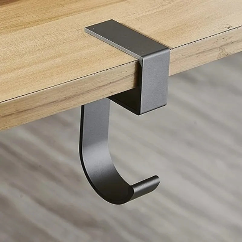 Multi-Functional Table-Side Headphone Hanger and Storage Rack, Universal Metal Headset Holder for Over-Ear & Gaming Headphones