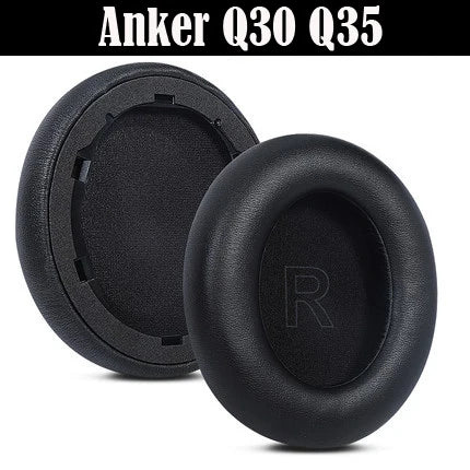Replacement Memory Foam Ear Pads with Buckle for Over-Ear Headphones – Soft Leather Earmuffs, 1 Pair