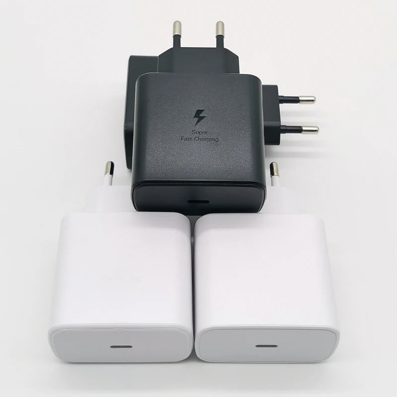 45W USB-C PD Super Fast Charger Adapter with 1.8M (5.9ft) Type-C Cable - EU Plug, Compatible with S24/S23/S22/S21/S20/Note/Flip/Fold Series