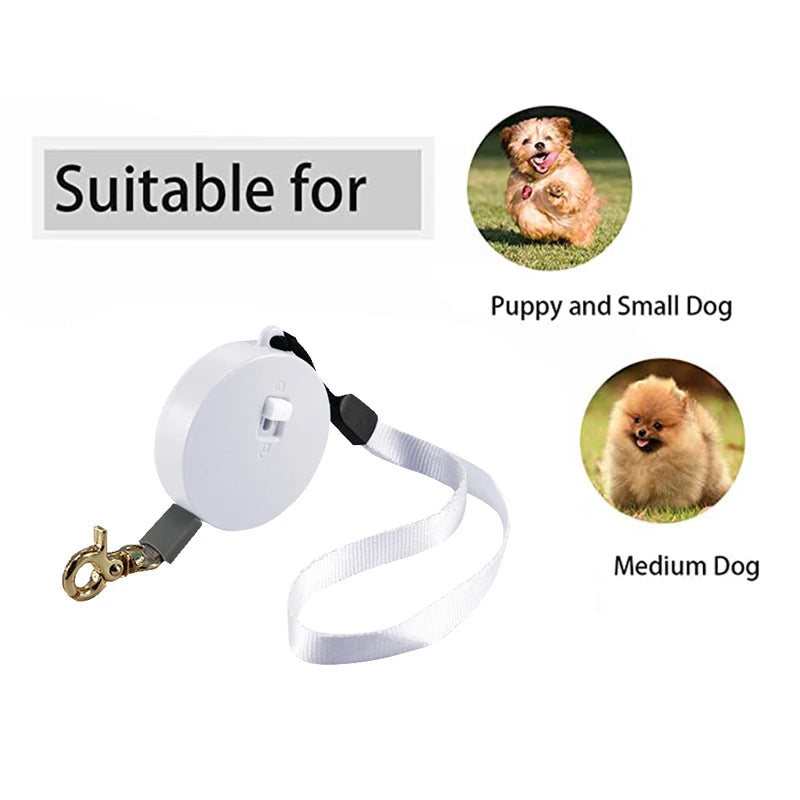 Retractable Pet Leash 2M (6.6ft) Automatic Dog & Cat Leash with Quick-Release
