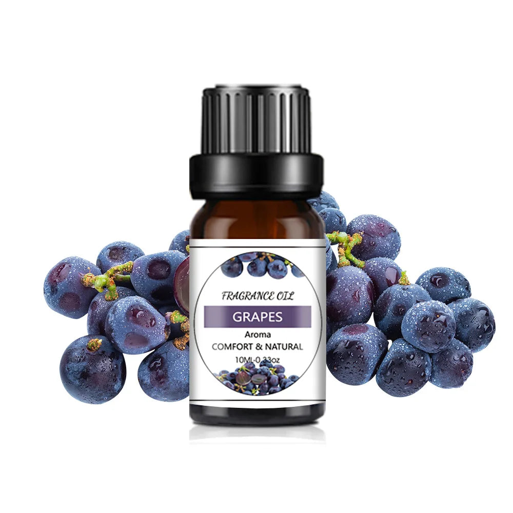 10ml (0.34 fl oz) Organic Essential Oil, 33 Scents Aromatherapy Fragrance Oil for Diffuser, Candle & Soap Making, Sleep