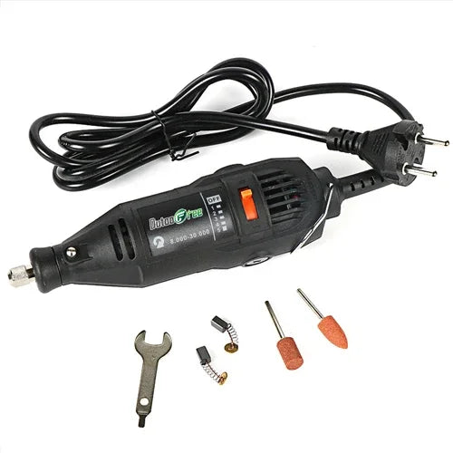 130W Electric Rotary Tool Kit - Mini Drill Engraver Polisher with Variable Speed & Flexible Shaft
