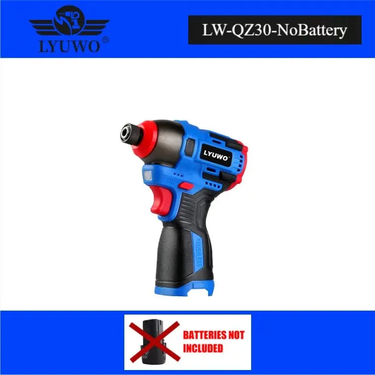 Brushless 16.8V Cordless Electric Screwdriver Drill — 160 N·m Torque Impact Multi-Function Power Tool
