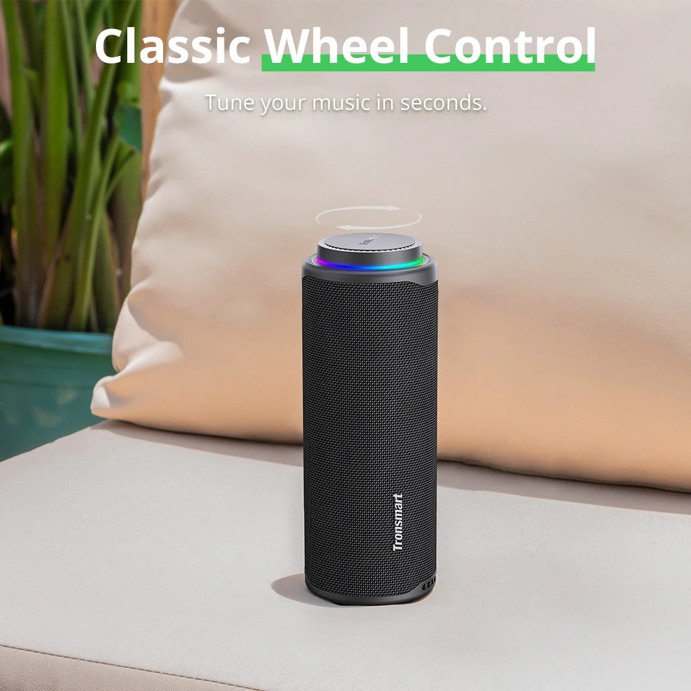 40W Portable Bluetooth Speaker — 2.1-Channel, IPX7 Waterproof, 18H Playtime, App EQ & TWS for Camping
