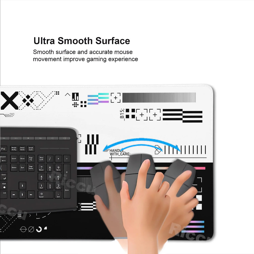 XXL Gaming Mouse Pad Desk Mat 40 x 90 cm (15.7 x 35.4 in) Rubber Anti-Slip Extended Mousepad for Keyboard & PC