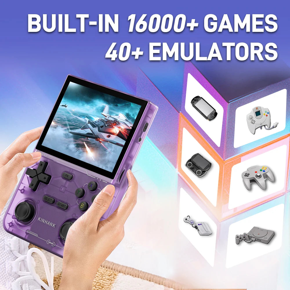 Open-Source Retro Handheld Game Console — 16,000+ Classic Games, PS1/PSP/N64/Dreamcast Emulators, 3.5-inch (88.9 mm) IPS 640×480 500nit