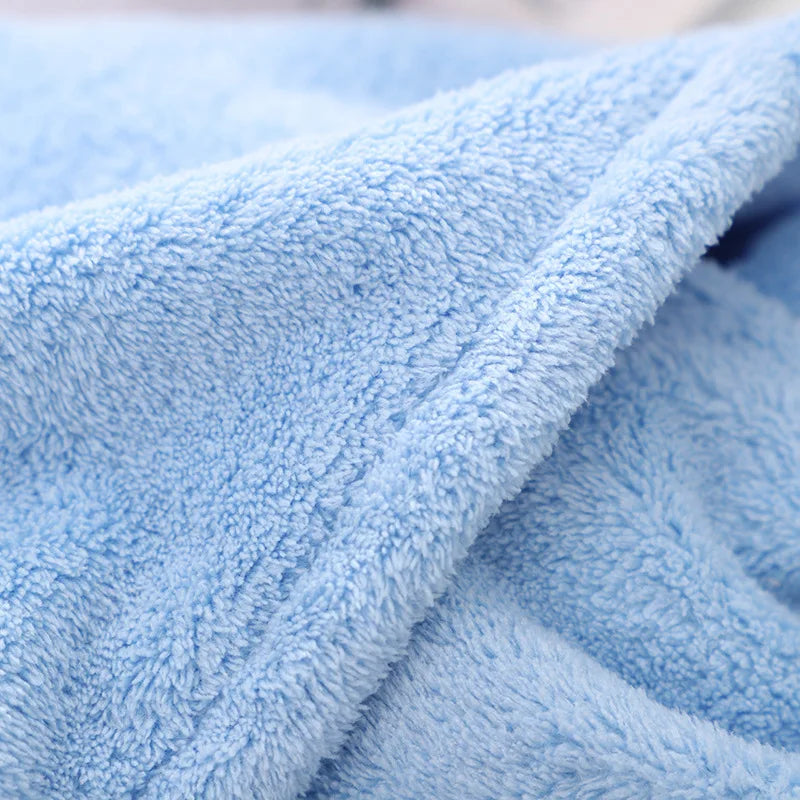 Microfiber Hair Towel Wrap - Fast-Drying High Absorbency Turban for Women, Shower & Daily Use